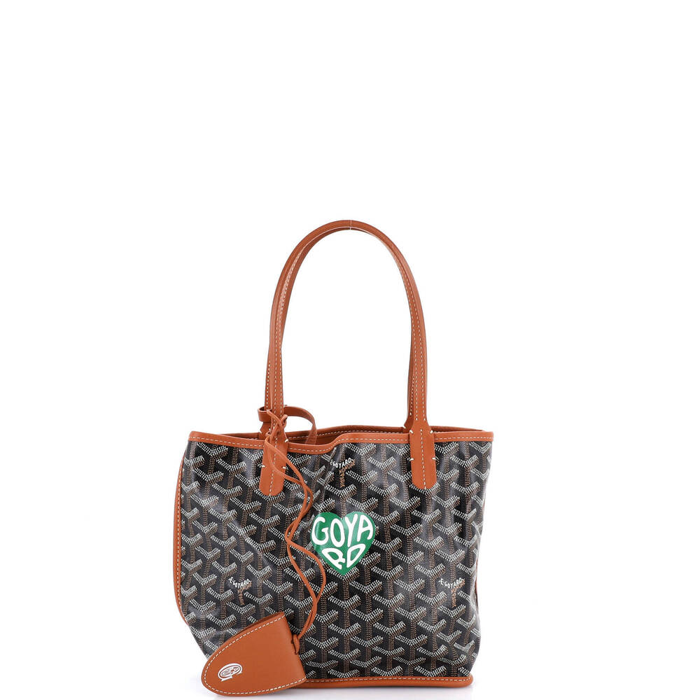 Goyard Mini Anjou Reversible Tote Printed Coated Canvas